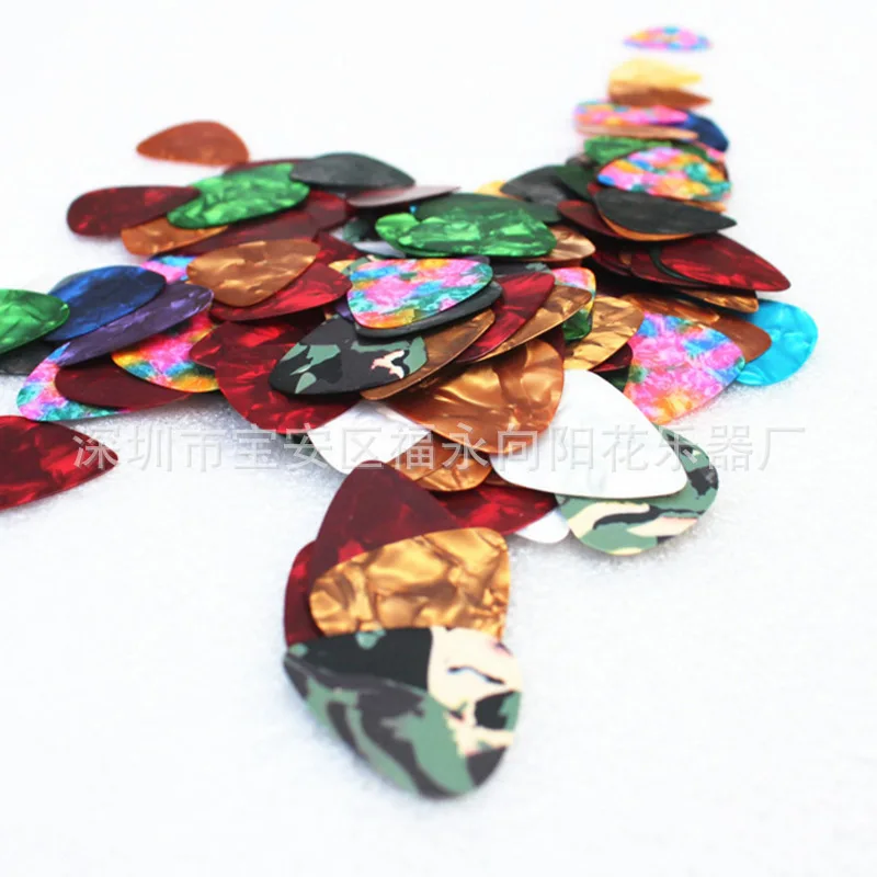 Celluloid цвет Plectrum народная музыка деревянная гитара электрогитара Strumming для Plectrum 0 46 мм Shrapnel аксессуары для гитары