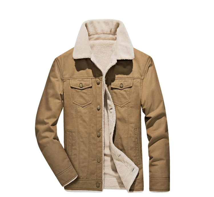 M-4XL кашемировая Мужская куртка большого размера с длинным рукавом, толстое теплое пальто, Осень-зима, однотонная верхняя одежда, пальто Casaco с карманами