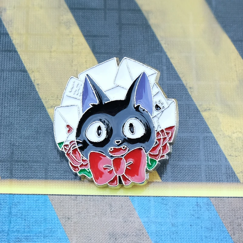 Студия Ghibli фигурка Принцесса Мононоке Kodama металлический значок булавка кальцифер Кики служба доставки брошь нагрудник костюм коллекция подарок