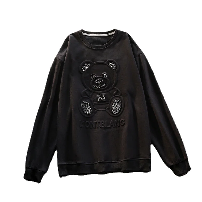CGC 2021 Autumn Woman Hoodies Casual Kawaii Cartoon Print Sweatshirts Long Sleeve Tops Oversize itself Korean Female Anime Hoody