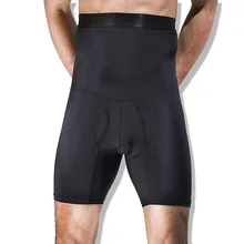 Мужские формирующие нижнее белье спортивные штаны с высокой талией Abdo мужские животик Simm контроль формирования Мужское нижнее белье Формирующие шорты супер эластичные брюки