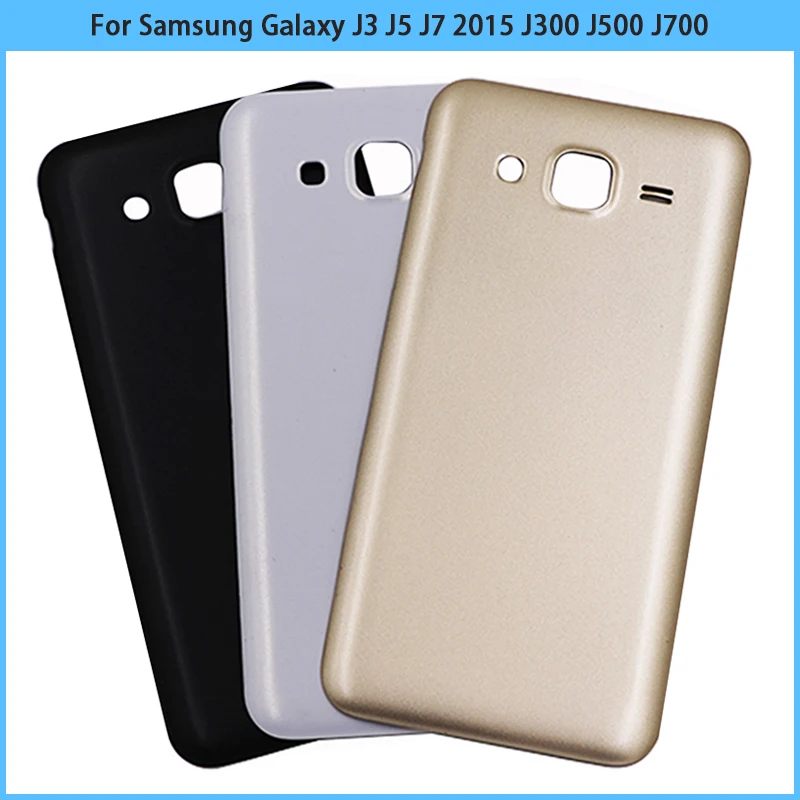 10 шт. Новинка J300 J500 J700 задний корпус для Samsung Galaxy J3 J5 J7 2015 Пластиковая Крышка