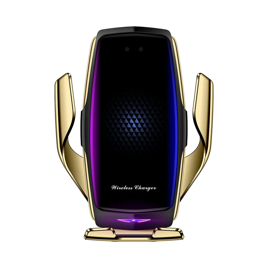 10 Вт автомобильное беспроводное зарядное устройство автоматический зажимной держатель телефона для iPhone 11 Pro Max huawei инфракрасный индукционный Qi Держатель зарядного устройства gps