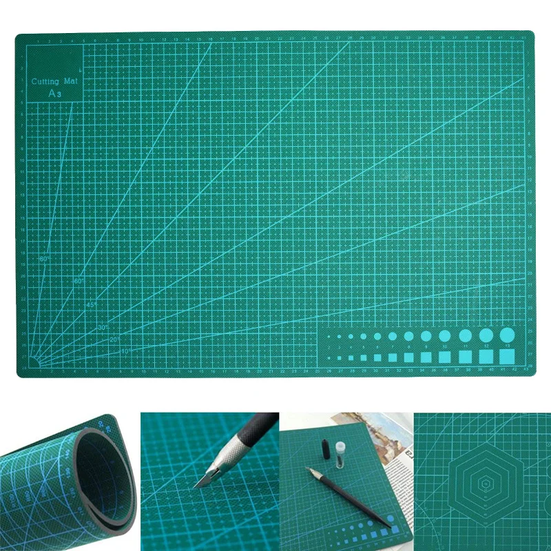 A2-PVC-Cutting-Mat-Cutting-Pad-Patchwork-Double-Printed-Self-Healing-Cutting-Mat-Craft-Quilting-Scrapbooking