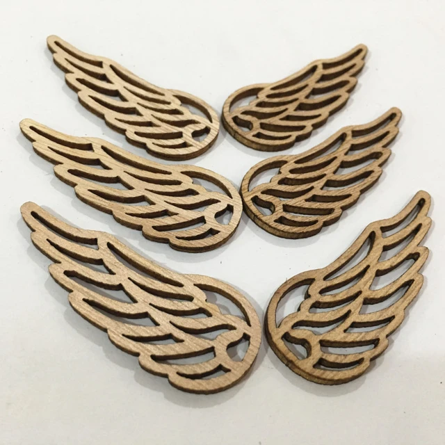 10pcs Unfinished Wooden Cutouts, Angel Shapes for DIY Arts and Crafts  Projects, Decorations, Ornaments - AliExpress