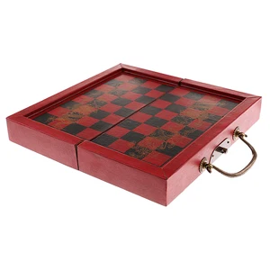 Collectable Wood Chess Set, Ancient Chinese Style & Pieces, Classic Strategy Board Game for Kids Adults Families