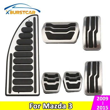 

Xburstcar Car Accelerator Pedals Brake Pedal Set Covers Clutch Rest Foot Pedals Cover for Mazda 3 MAZDA3 2009 - 2015 Parts