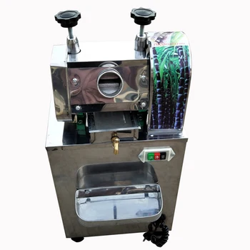 

Commercial desktop automatic electric sugarcane juicer machine stainless steel vertical dual power cane squeeze
