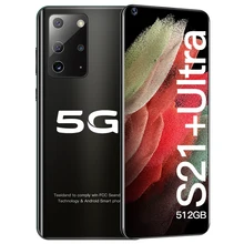 Galay S21 + Ultra 7,2 Zoll Smartphone 5000mAh Entsperren Globale Version 4G 5G Android 10,0 16MP + 32MP 12GB + 512GB Celulares handy