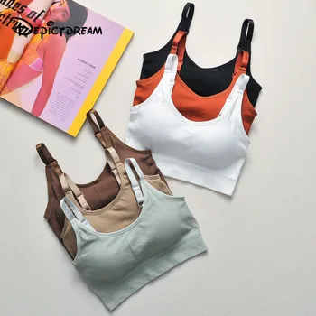

New girl bras With a chest pad Beautiful back sling Inward convergence suspender Beautiful back Sexy bra