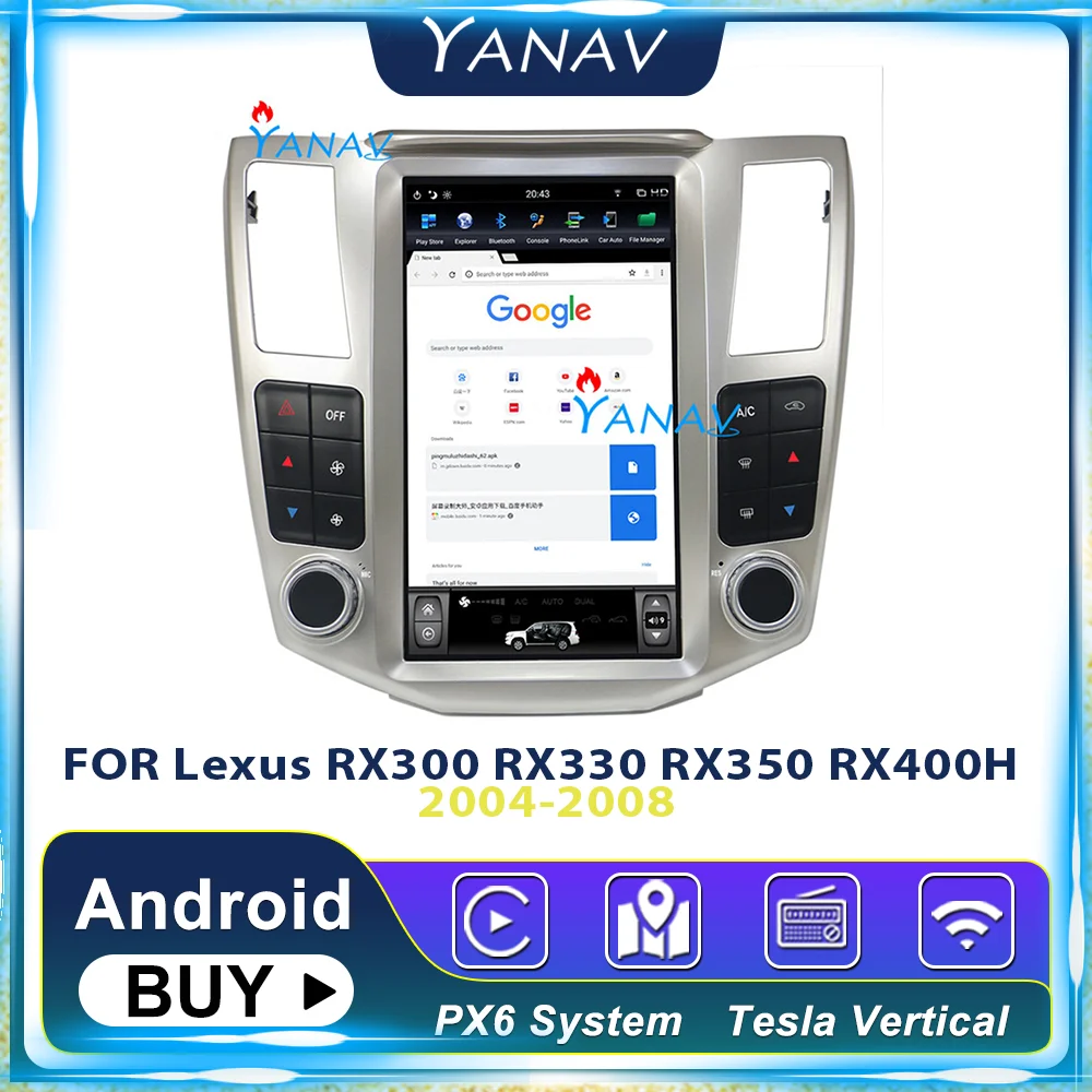 US $469.60 Android Car Multimedia Player ForLexus RX RX300 RX330 RX350 RX400H 20042008 GPS Navigation Autoradio Multimedia MP3 Player