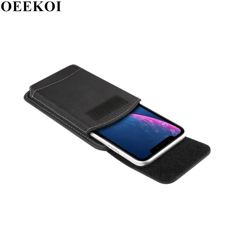 OEEKOI Universal Durable Oxford Cloth Belt Clip Pouch Case for teXet TM-5570/X-plus/TM-5513/TM-5505