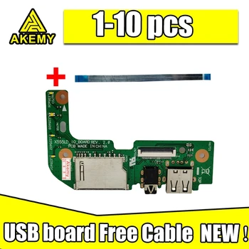 

1-10 pcs For Asus X555 X555L X555LD X555LD_IO USB AUDIO CARD READER BOARD REV:2.0 MB 100% Tested Fast Ship