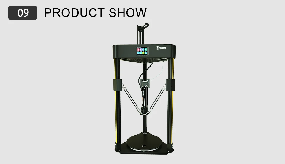 resin printer Flsun Q5 Auto Leveling Print Size 200*200mm Large Kossel 3d Printer 32 Bit TMC 2208 Silent Driver TFT  Touch Screen USB Cable best cheap 3d printer