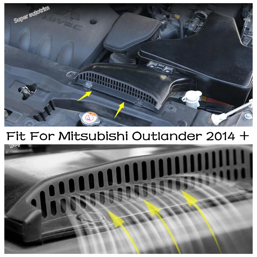

Lapetus Engine Warehouse Air Intake Insect Net Protection Cover Trim For Mitsubishi Outlander 2014 - 2019 Accessories Interior