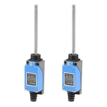 

2pcs ME-9101 Wobble Stick 2NO 2NC SPDT Momentary Type Limit Switch Durable Metal, Plastic Limit Switches