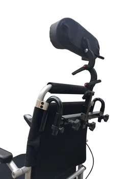 Poggiatesta pieghevole universale per sedia a rotelle, cuscino poggiatesta regolabile per sedia a rotelle, poggiatesta per supporto per collo per sedia a rotelle