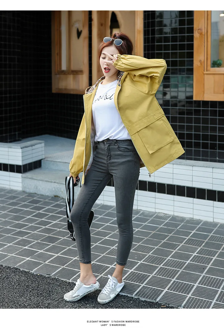 Autumn Clothing GIRL'S MORI Series Junior High School STUDENT'S Korean-style Middle School Students Loose Wind Coat High School