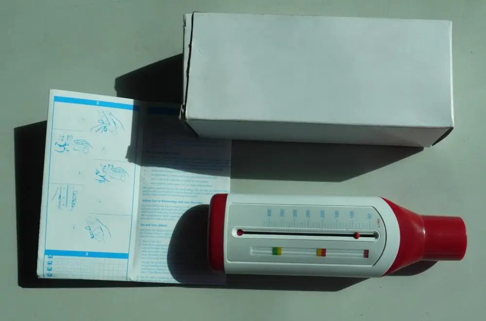 Портативный Спирометр пиковая скорость метр PEF Expiratory пиковый расходомер для мониторинга Легочное Дыхание функция взрослых/детей - Цвет: Pediatric Use