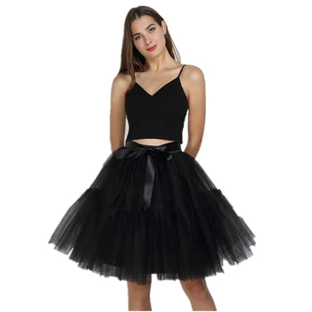 

2019 short american skirt, color short petticoat, 6 layers, bridal tulle skirts for wedding dress, bridal accessories