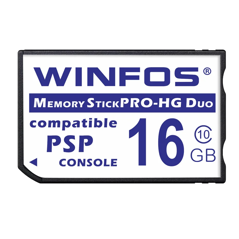 16 ГБ Winfos для psp аксессуары 8 ГБ 16 ГБ 32 ГБ MS Pro Duo карта памяти полная реальная емкость - Емкость: 16 ГБ