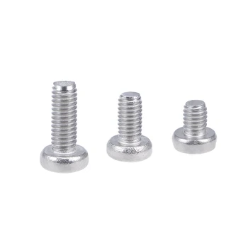 

uxcell 30-100PCS M3x4/5/6/8mm Machine Screws Pan Phillips Cross Head Screw 304 Stainless Steel Fasteners Bolts Silver Gray