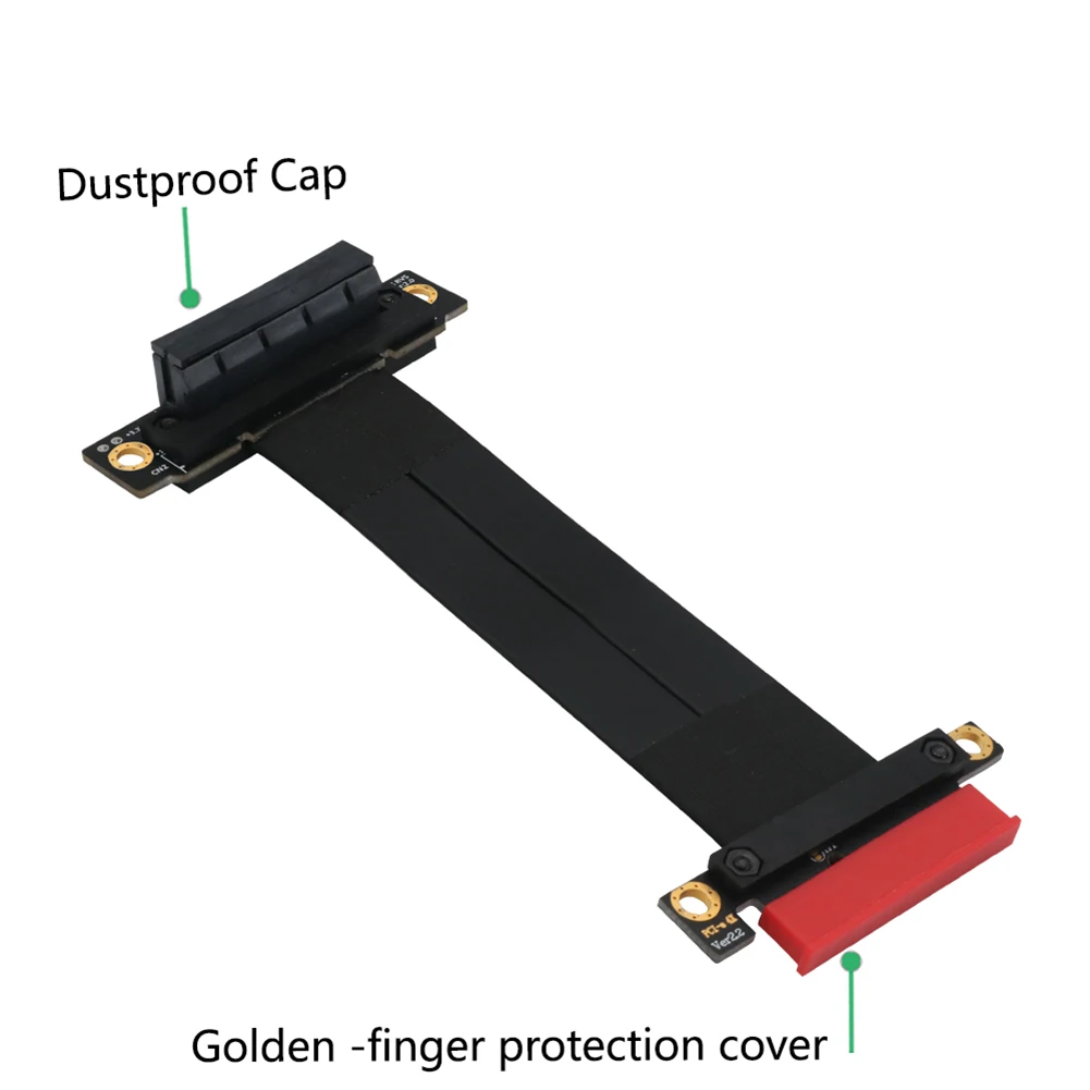 Кабель удлинитель PCI E 4X 24 см 270 градусов|Компьютерные кабели и разъемы| |