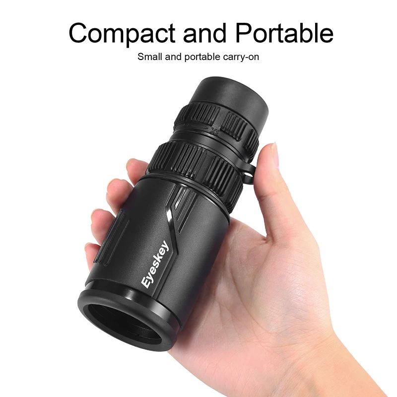 Супер-Eyeskey 8-24X42 Портативный Монокуляр компактный и водонепроницаемый Bak4 призма мобильный телефон телескоп Монокуляры для наружного Ca