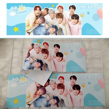 

Kpop NCT 127 Concert Support Hand Banner Fabric Hang Up Poster For Fans Collection Gift