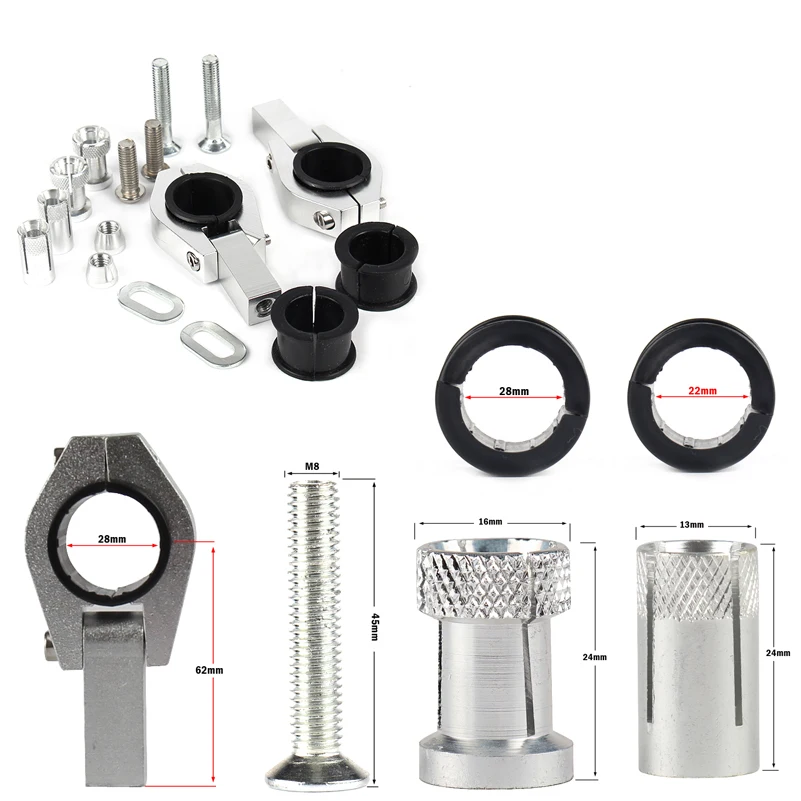 Защита для рук мотоцикла защитная накладка 22 мм 28 KAYO ESB SX SXF KLX KX YZ YZF CR CRF RMZ DRZ