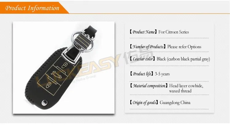 Luckeasy чехол для ключей от автомобиля из кожи для 301 508 2011/2012 508 2013 2.0L/2.3L peugeot 2008 3008 2013 c-elysee key2s
