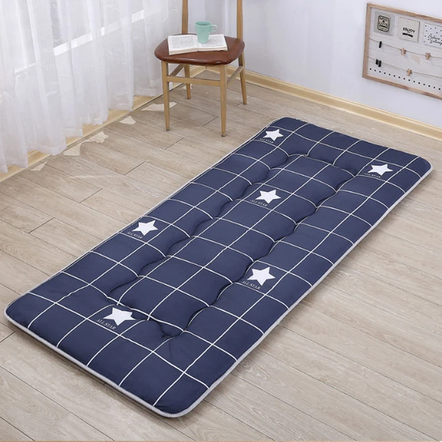 Non-slip Light Summer Mattress Pad Household Hotel Bedding Protection Pad  Student Folding Tatami Mattress Cover Floor Ground Sleeping Mat Fitted  Sheet