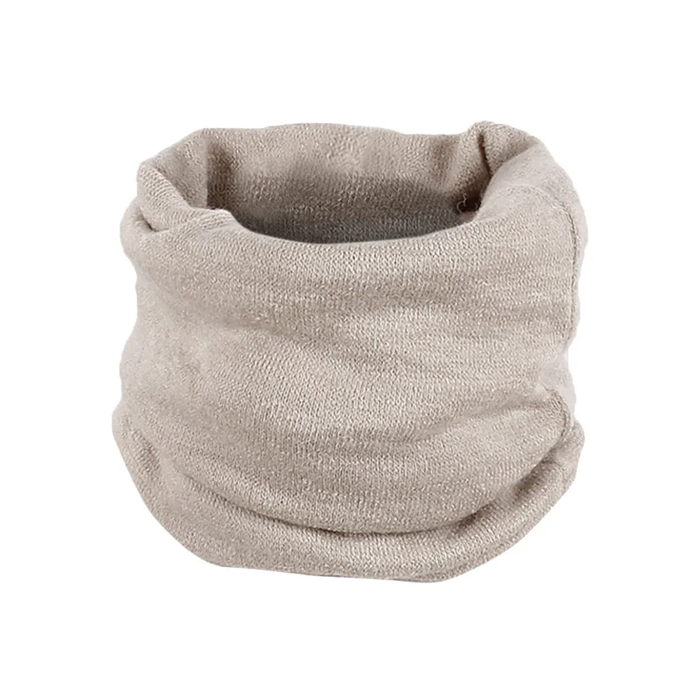 Khaki Хит, женский, мужской, модный, женский, зимний, теплый шарф, твердый, толстый, вязаный, шерстяной, снуд, бесконечность, шея, теплый, воротник-хомут, круглый шарф - Цвет: Khaki