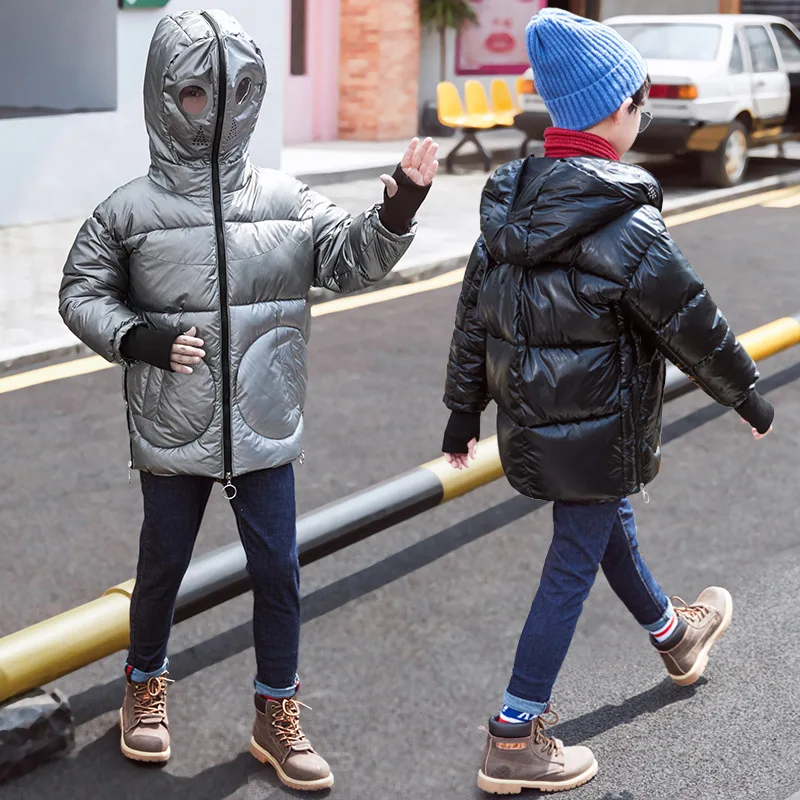 

Boys' Cotton Coat 2020 New Style Children down Jacket Cotton-padded Clothes Ultraman Winter Glasses-Big Boy Cotton-padded Jacket