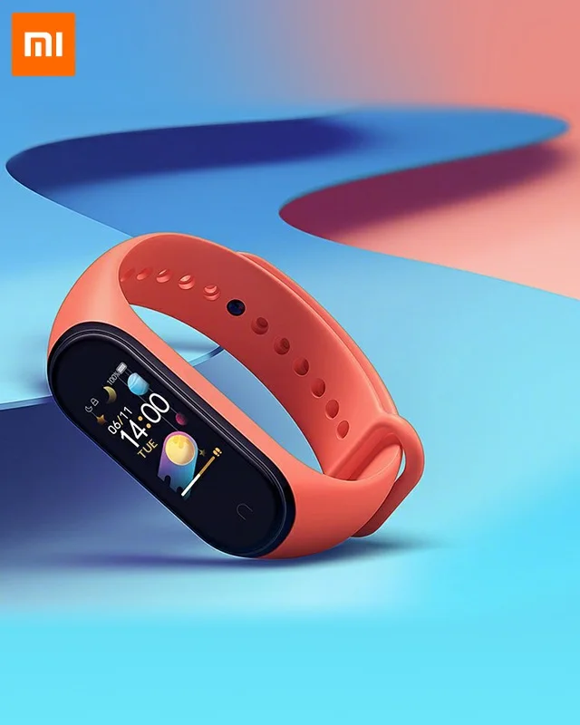 Заводской Оригинальный Xiaomi Mi Band 4NFC китайская версия Смарт-Браслет фитнес-трекер