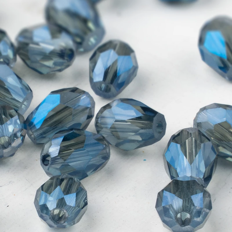 Wholesale 6x8mm 30pcs Austrian Crystal Teardrop Shape Glass Beads Bulk for DIY Making Jewelry Materials | Украшения и аксессуары