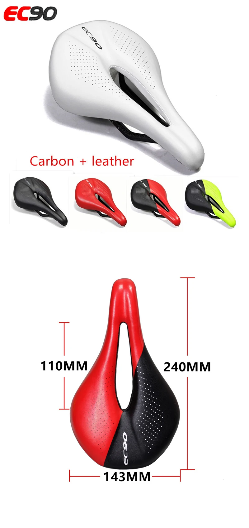 Ultralight Bicycle Carbon Fiber Saddle Road Bike saddle Lightweight Seat 150-155g carbon saddle Mountain Bike Racing Saddle