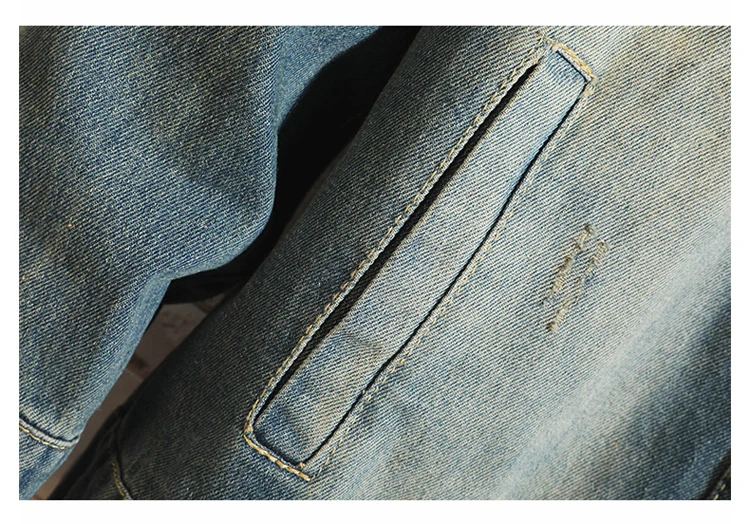 2019New высококачественные джинсовые куртки мужские ковбойские облегающие куртки-бомберы Мужская джинсовая куртка хип-хоп пальто с принтом