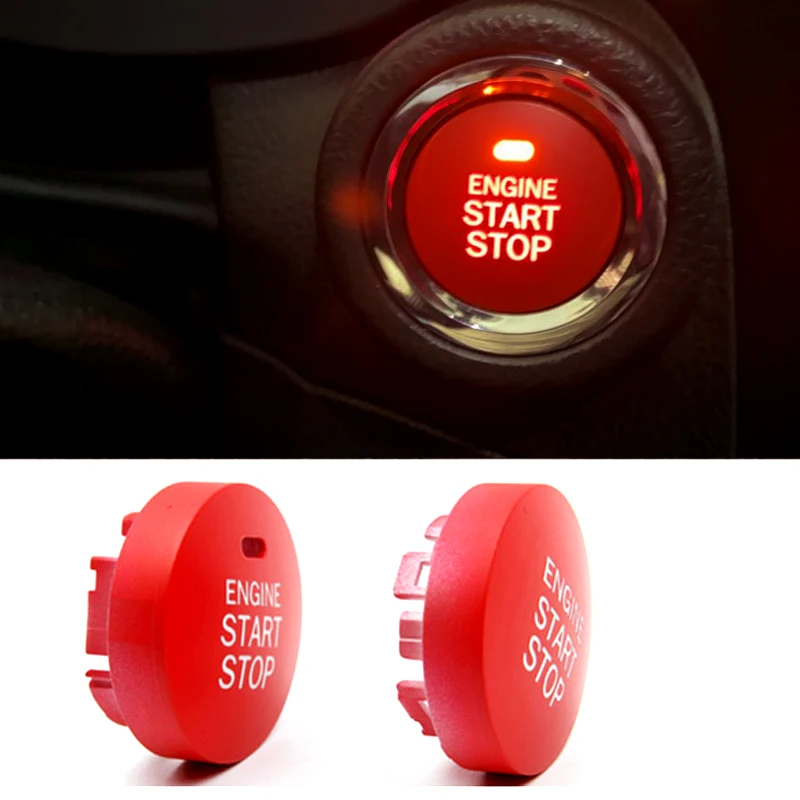 Аксессуары для салона автомобиля Стайлинг старт стоп Крышка зажигания двигателя
