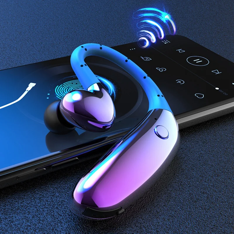 D08 Беспроводная Bluetooth 5 0 гарнитура двойные наушники спортивные динамические
