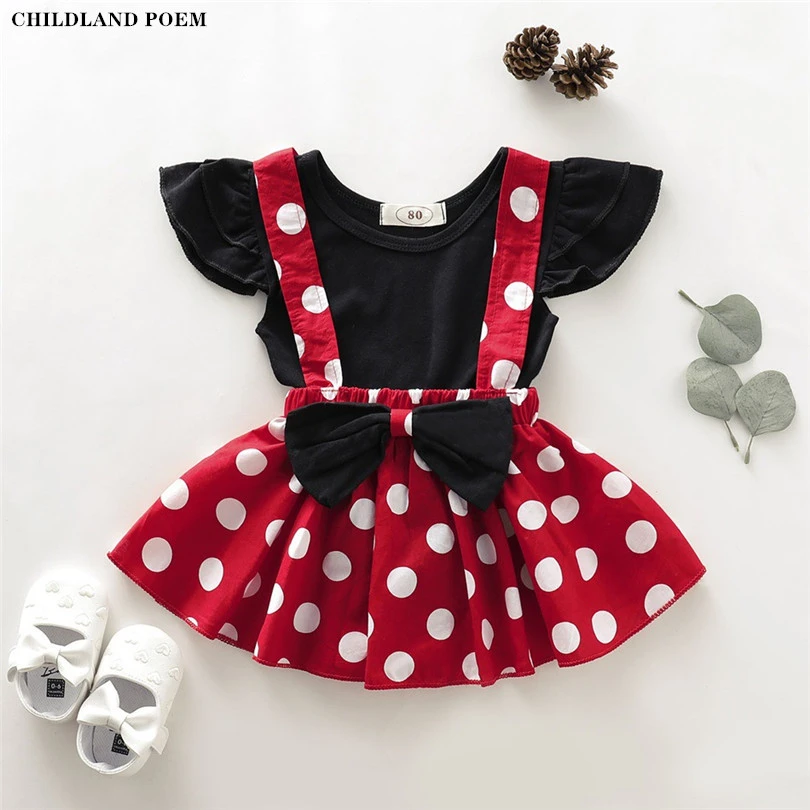 Bebe Ninas Vestido De Verano De Bebe Ropa De Bebe Nina Mickey Minnie Traje De Bebe Nino Vestido De Nina De Algodon Vestidos Para Bebes E Infantes Conjunto Vestidos Aliexpress
