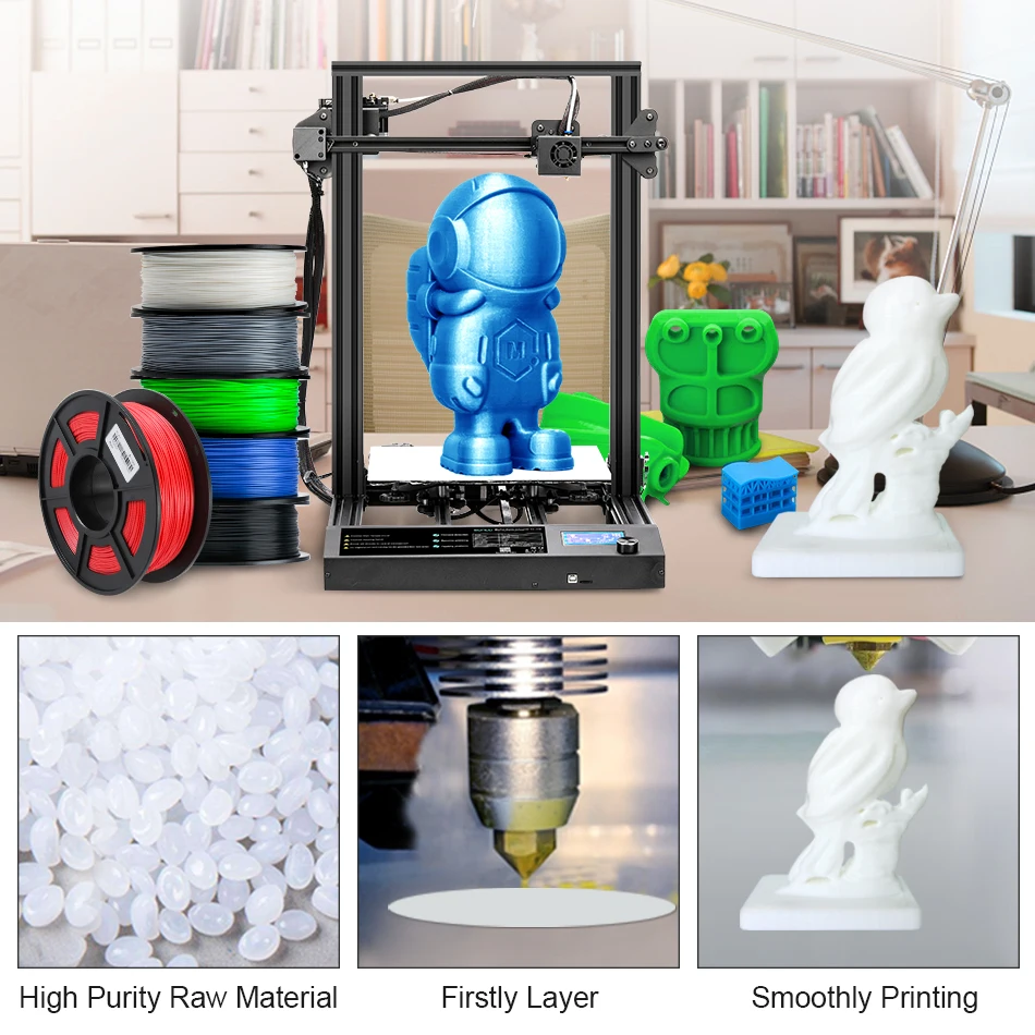 SUNLU 1.75mm PLA PLUS 3D nitka  pro 3D knihtiskař filaments PLA + 3D knihtisk materiál 1KG s svitek