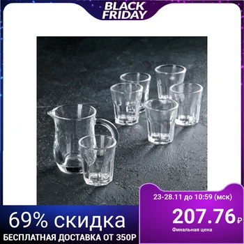 

Set "Meeting", 7 items: jug 100 ml, 6 shots of 50 ml