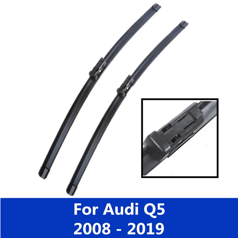Лезвия очистителей лобового стекла автомобиля для Audi Q5 2008 2009 2010 2011 2012 2013 2014 2015 2016