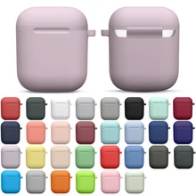 

Silicone Cases With Hook Cover For Apple Airpods 3 Case Protective Shockproof Wireless Earphone Cover For Airpods 2 1 Case Bags