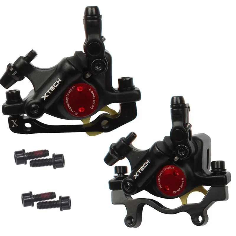 1 Pair Black ZOOM HB100 MTB линия Тяговая гидравлическая Дисковая тормозная штангенциркуль масляный дисковый тормозной суппорт электрический скутер дисковый тормоз набор для Xiaomi M365 - Цвет: 1 Pair Black