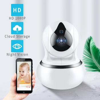 

1080P 720P Home Security IP Camera Two Way Audio Wireless Network Mini Camera Night Vision CCTV WiFi Camera Baby Monitor Yoosee