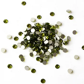 

2000NoHF Olivine Color Crystal Rhinestone Mix Size Faltback Stones DIY Nail Art 3D Stones Nail Art Decorations