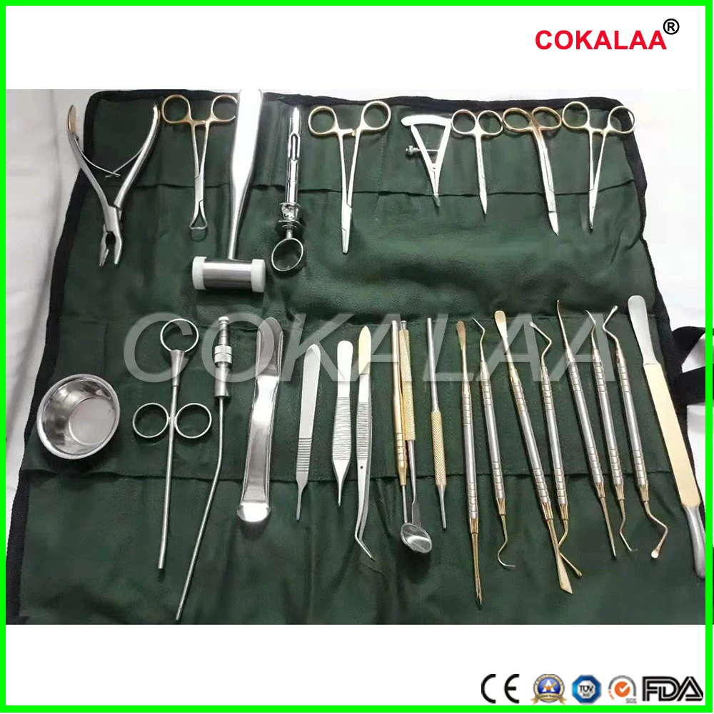 

Medical Implant 26 sets of dental instruments and instruments for oral surgery kits equipment set planting tools