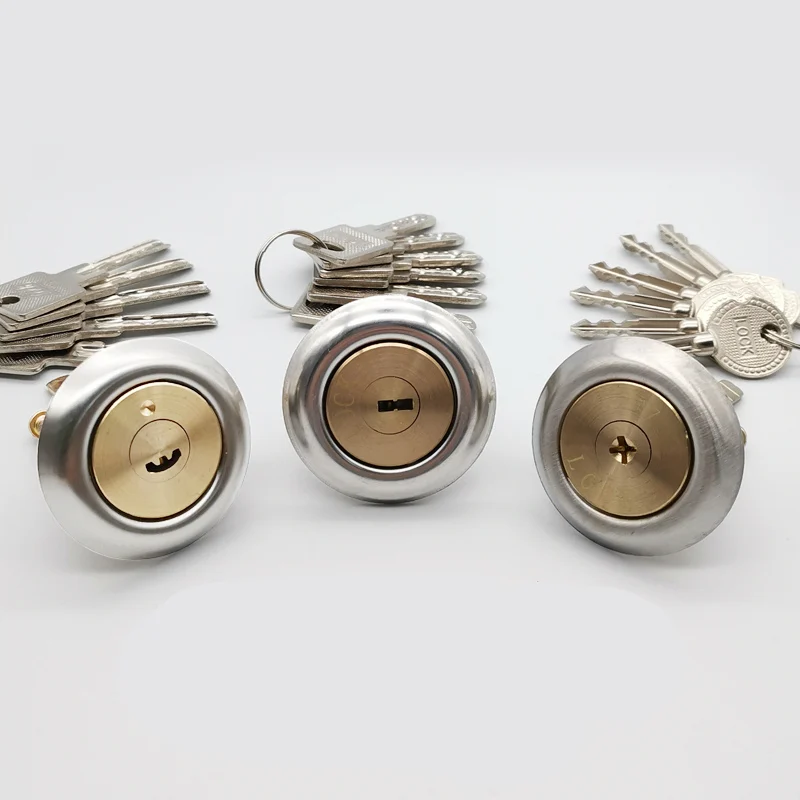 High Quality Copper Door Lock Cylinder with 6 Key Rotary Switch for Replacement Parts Hardware | Обустройство дома